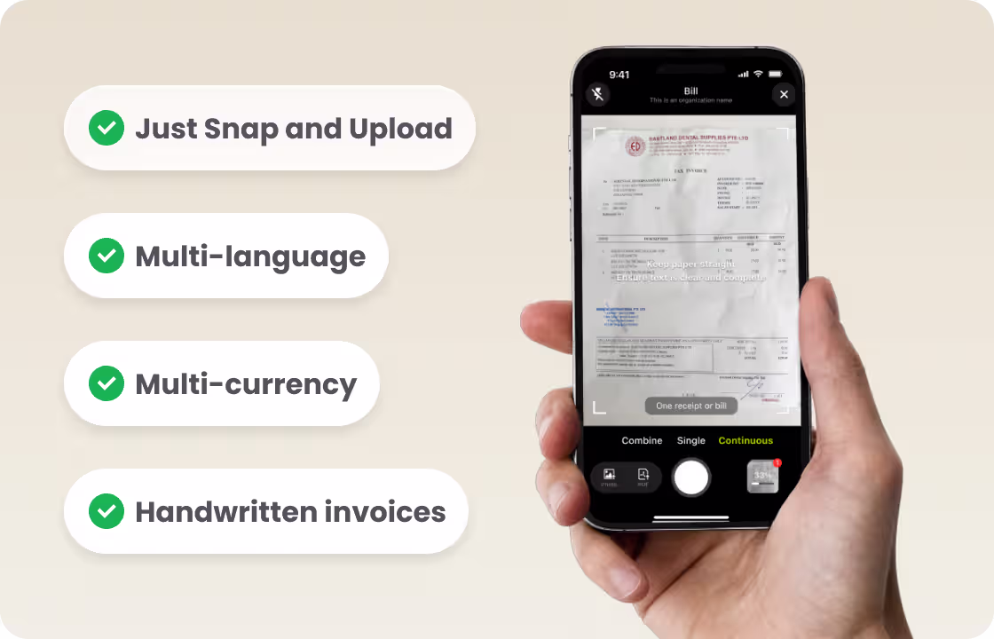 AI bookkeeping document capture